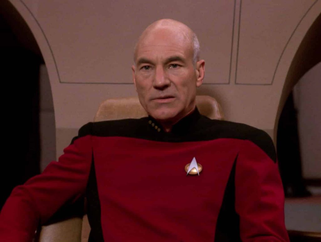 Star Trek Generations Jean-Luc Picard Cosplay Costume Halloween Suit Uniform 