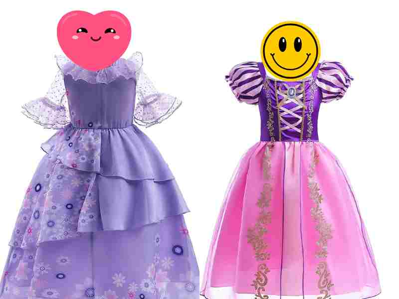 Peppa dress encanto Dress and Little Princess Girls Costume