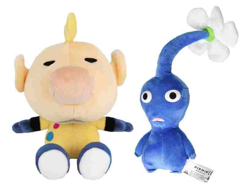 Little Buddy and Blue Flower Pikmin Plush