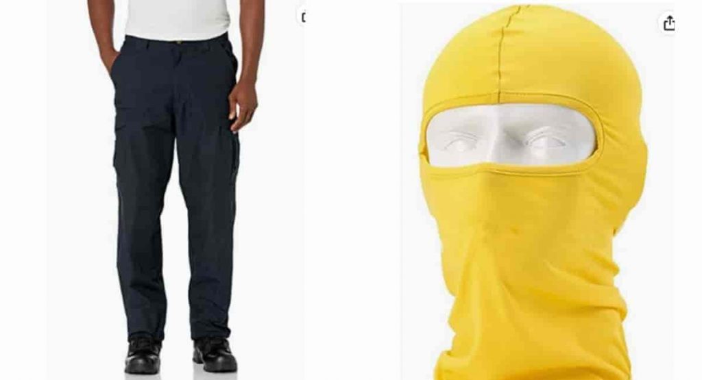 Raptor Fortnite Pants and Raptor Fortnite Ski Mask