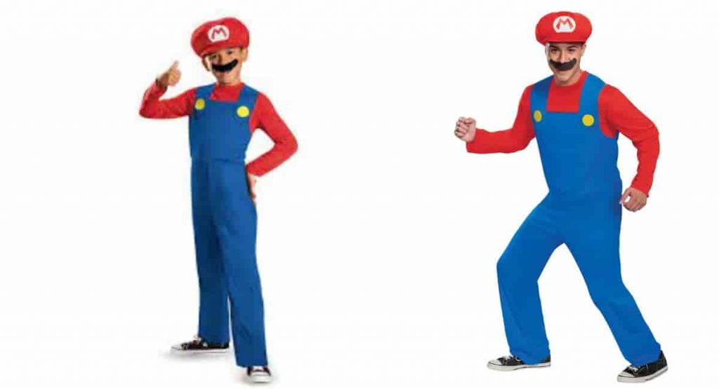 Fire Mario Super Mario Costume