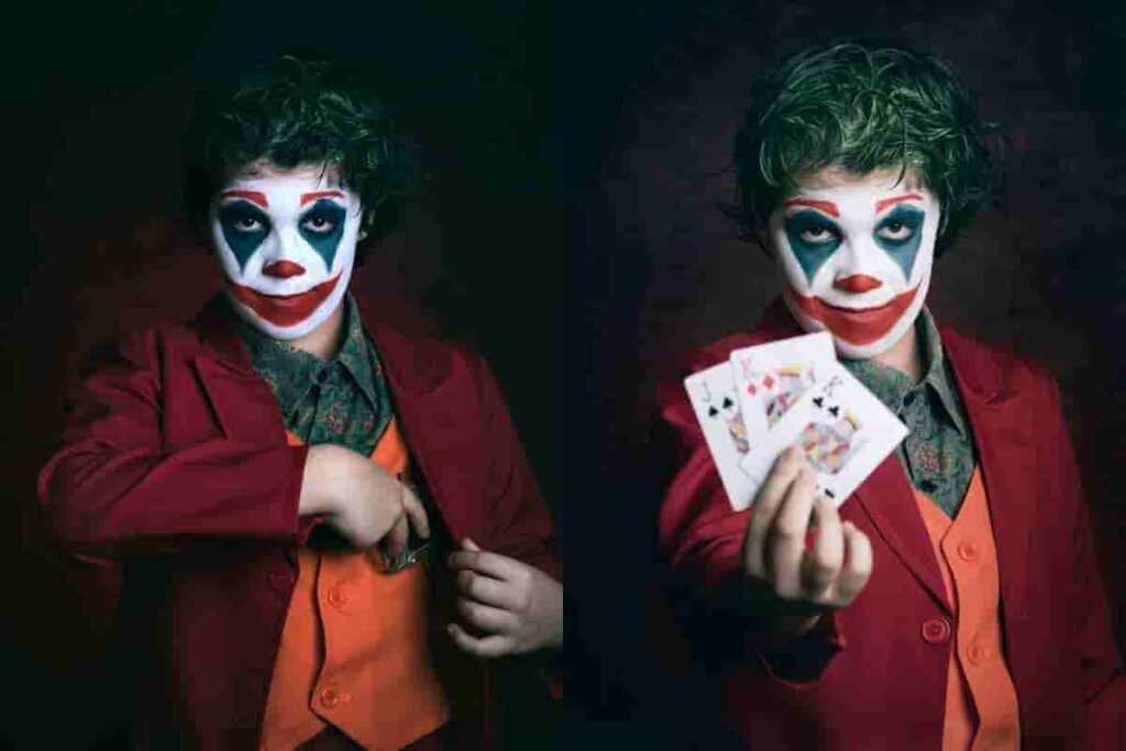 Cosplay costumes of the Joker