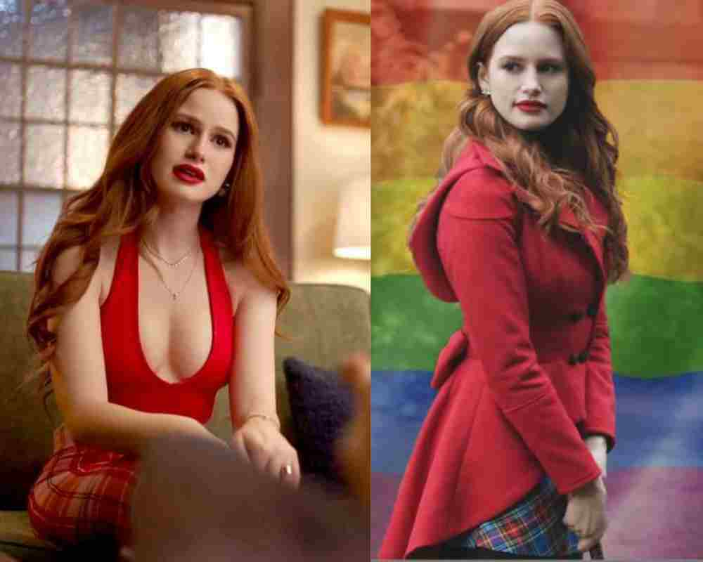 Red spider pin brooch worn by Cheryl Blossom (Madeleine Petsch) as