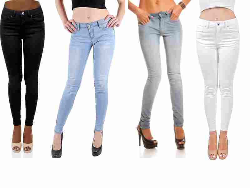 Diane Nguyen Skinny. light blue jeans